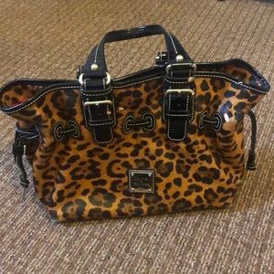 Doney and Bourke leopard bag